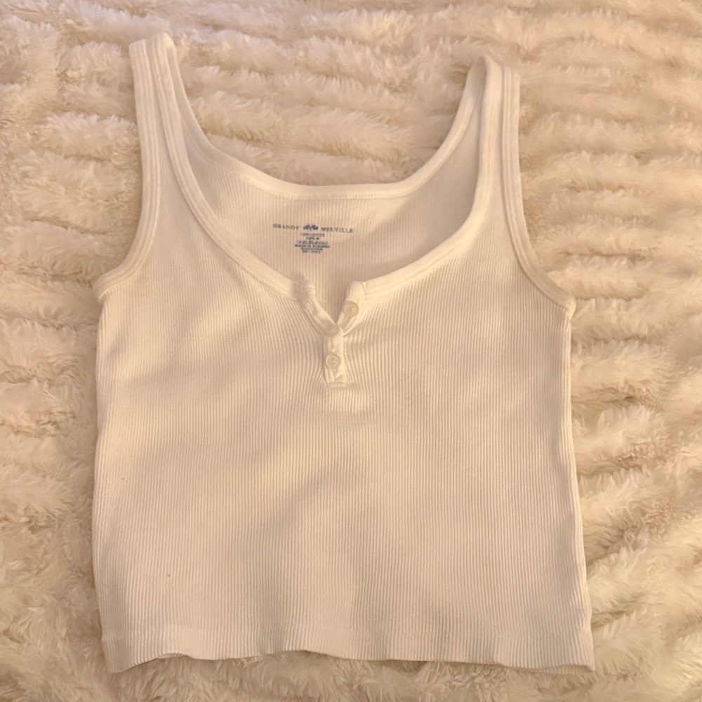 Brandy Melville White Tank Top
